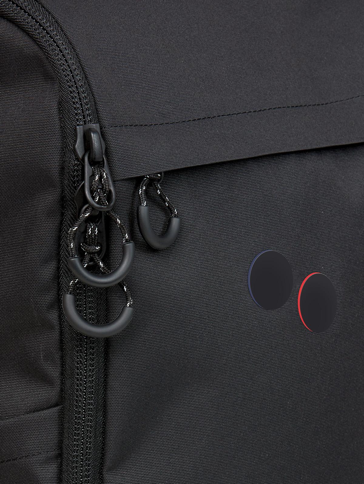 pinqponq Purik Rooted Black Backpack Rucksack schwarz